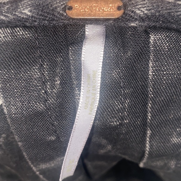 (B22) Free People Black Washed Denim Raw Hem Tank Top, Size M, NWT - Picture 10 of 16